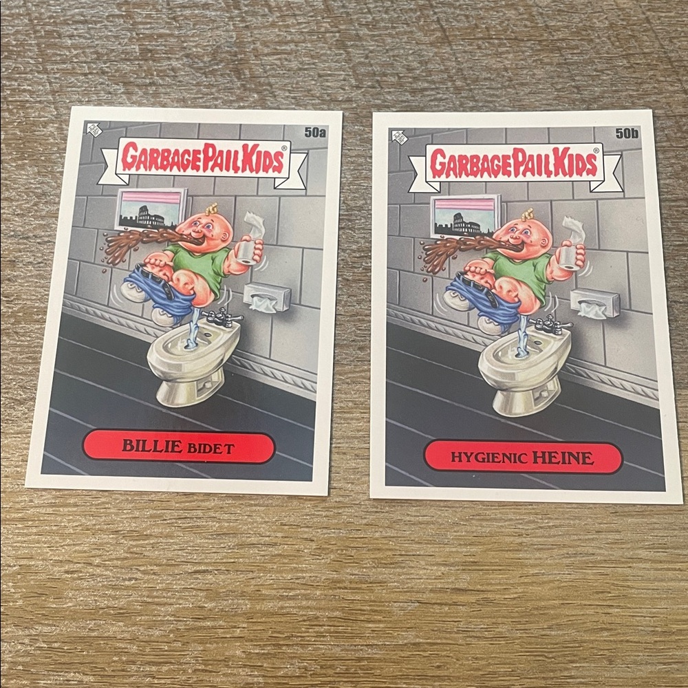 ✨10/$10 GPK SALE✨Garbage Pail Kids GPK Go on Vacation Base 50a and 50b